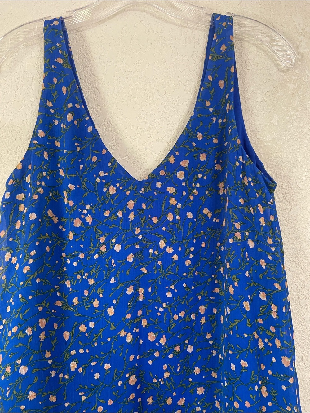 Charles Henry Royal Blue Floral Dress - Picture 2 of 7